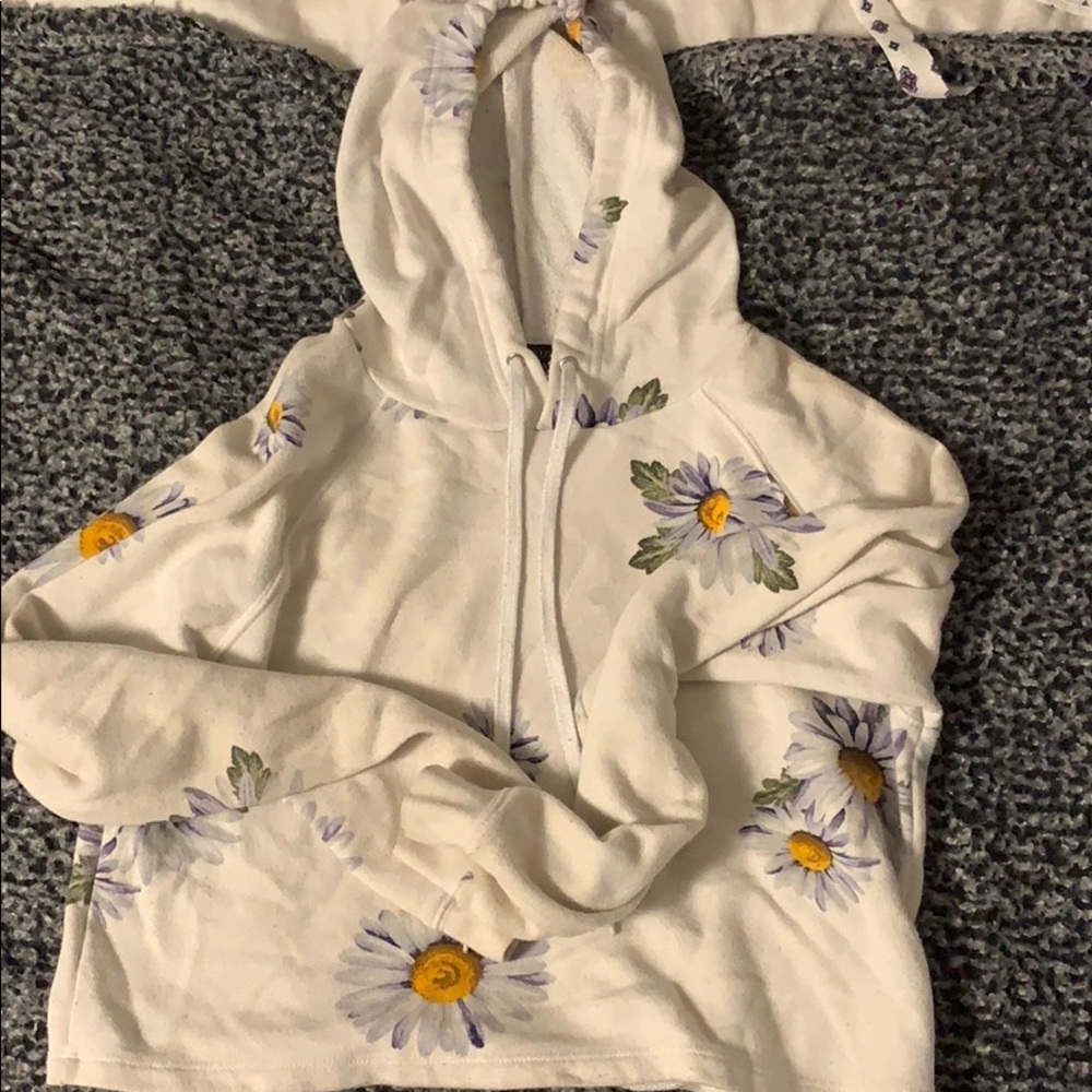 cropped sweatshirt